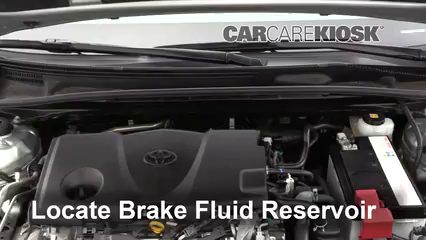 2018 Toyota Camry SE 2.5L 4 Cyl. Brake Fluid Check Fluid Level