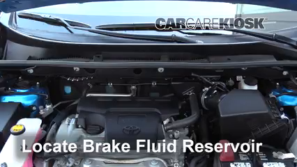 2018 Toyota RAV4 XLE 2.5L 4 Cyl. Brake Fluid Check Fluid Level