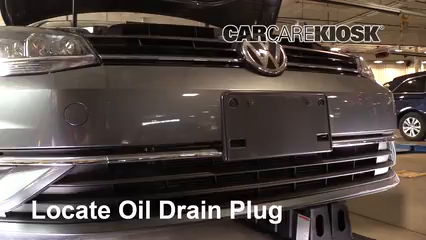 2018 Volkswagen Golf SportWagen SE 1.8L 4 Cyl. Turbo Huile Changer l'huile et le filtre à huile
