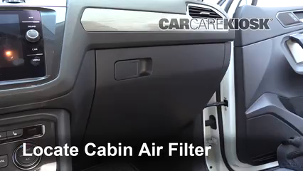 2018 Volkswagen Tiguan SE 2.0L 4 Cyl. Turbo Air Filter (Cabin)