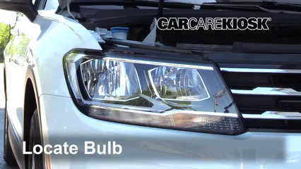 2018 Volkswagen Tiguan SE 2.0L 4 Cyl. Turbo Lights Daytime Running Light (replace bulb)