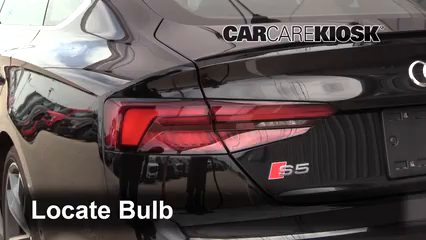 2019 Audi S5 Prestige 3.0L V6 Turbo Coupe Luces Luz trasera (reemplazar foco)