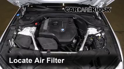2019 BMW 530i 2.0L 4 Cyl. Turbo Filtro de aire (motor)