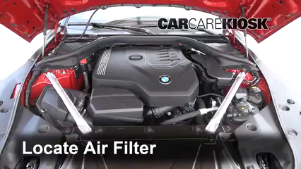 2019 BMW Z4 sDrive30i 2.0L 4 Cyl. Turbo Filtro de aire (motor)