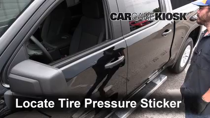 2019 GMC Sierra 1500 5.3L V8 Crew Cab Pickup Tires & Wheels Check Tire Pressure