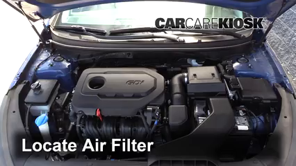 2019 Hyundai Sonata Sport 2.4L 4 Cyl. Air Filter (Engine) Replace