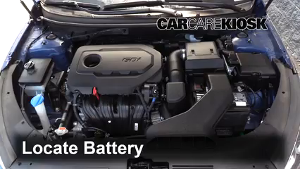 2019 Hyundai Sonata Sport 2.4L 4 Cyl. Battery Replace