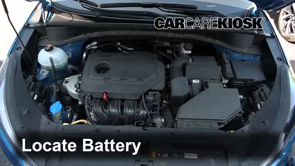 2019 Hyundai Tucson Limited 2.4L 4 Cyl. Battery Replace