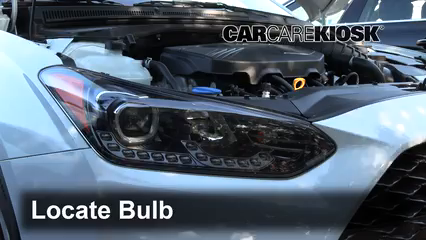 2019 Hyundai Veloster Turbo R-Spec 1.6L 4 Cyl. Turbo Hatchback (3 Door) Éclairage Feux de route (remplacer l'ampoule)