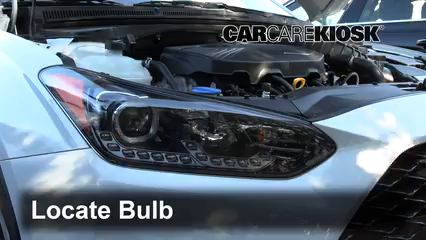 2019 Hyundai Veloster Turbo R-Spec 1.6L 4 Cyl. Turbo Hatchback (3 Door) Luces Luz de estacionamiento (reemplazar foco)