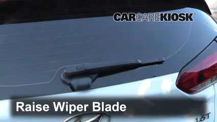 2019 Hyundai Veloster Turbo R-Spec 1.6L 4 Cyl. Turbo Hatchback (3 Door) Windshield Wiper Blade (Rear) Replace Wiper Blade