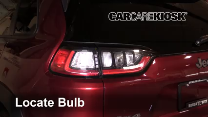 2019 Jeep Cherokee Trailhawk Elite 3.2L V6 Lights Tail Light (replace bulb)