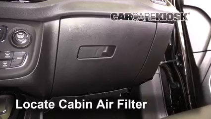 2019 Jeep Compass Limited 2.4L 4 Cyl. Air Filter (Cabin) Check
