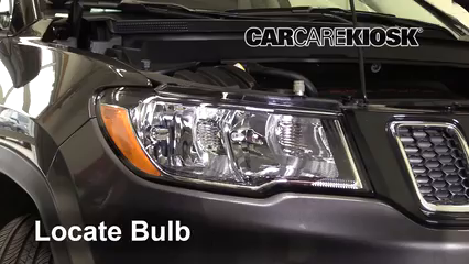 2019 Jeep Compass Limited 2.4L 4 Cyl. Lights Headlight (replace bulb)