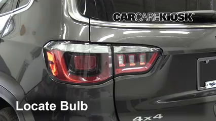 2019 Jeep Compass Limited 2.4L 4 Cyl. Lights Tail Light (replace bulb)