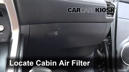 2019 Lexus NX300h 2.5L 4 Cyl. Filtro de aire (interior)