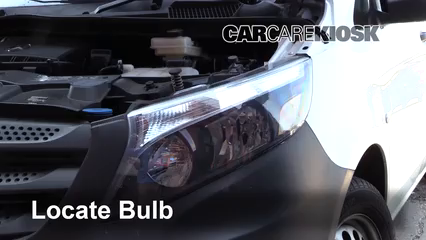 2019 Mercedes-Benz Metris 2.0L 4 Cyl. Turbo Mini Cargo Van Lights Headlight (replace bulb)