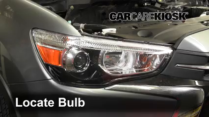 2019 Mitsubishi Outlander Sport ES 2.0L 4 Cyl. Éclairage Feux de croisement (remplacer l'ampoule)