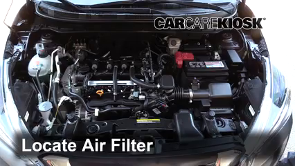2019 Nissan Kicks S 1.6L 4 Cyl. Air Filter (Engine) Replace
