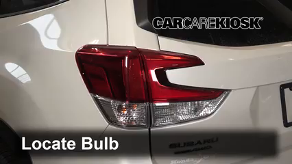2019 Subaru Forester Premium 2.5L 4 Cyl. Lights Tail Light (replace bulb)
