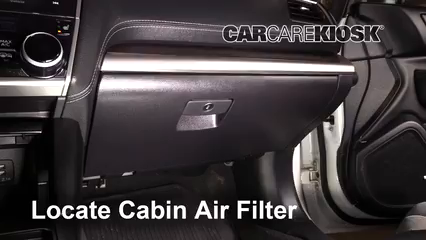 2019 Subaru Legacy 2.5i Limited 2.5L 4 Cyl. Air Filter (Cabin) Check