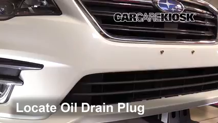 2019 Subaru Legacy 2.5i Limited 2.5L 4 Cyl. Oil Change Oil and Oil Filter