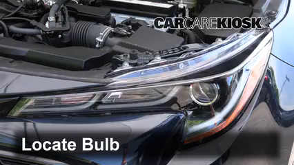 Headlight Bulb Replacement: 2019 Toyota Corolla SE 1.8L 4 Cyl. Hatchback
