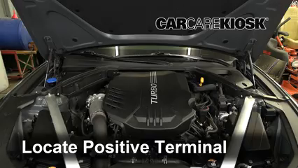 2020 Genesis G70 3.3L V6 Turbo Battery Jumpstart