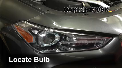 2020 Genesis G70 3.3L V6 Turbo Lights Headlight (replace bulb)