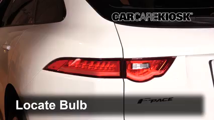2020 Jaguar F-Pace Premium 2.0L 4 Cyl. Turbo Sport Utility (4 Door) Lights Tail Light (replace bulb)