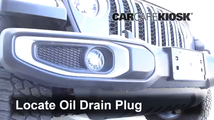 2020 Jeep Gladiator Overland 3.6L V6 Aceite Cambiar aceite y filtro de aceite