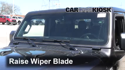 2020 Jeep Gladiator Overland 3.6L V6 Windshield Wiper Blade (Front) Replace Wiper Blades