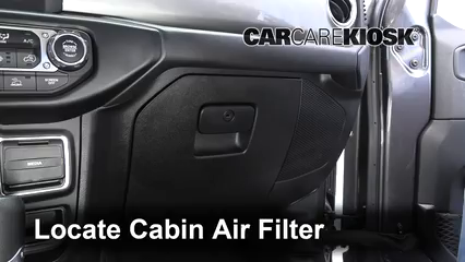Cabin Air Filter Replacement: 2020 Jeep Gladiator Overland 3.6L V6
