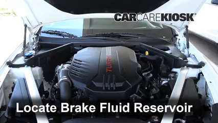 2020 Kia Stinger GT2 3.3L V6 Turbo Brake Fluid Add Fluid