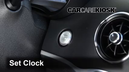 2020 Kia Stinger GT2 3.3L V6 Turbo Clock Set Clock
