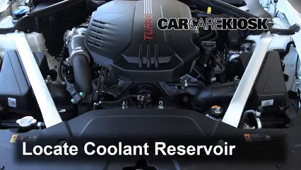 2020 Kia Stinger GT2 3.3L V6 Turbo Antigel (Liquide de Refroidissement) Réparer les Fuites