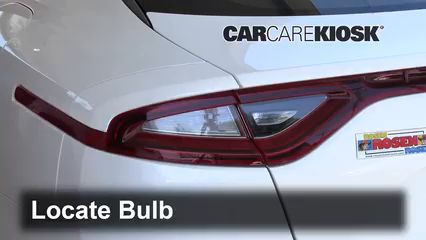 2020 Kia Stinger GT2 3.3L V6 Turbo Lights Tail Light (replace bulb)