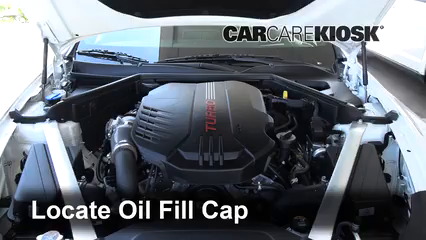 2020 Kia Stinger GT2 3.3L V6 Turbo Oil Add Oil