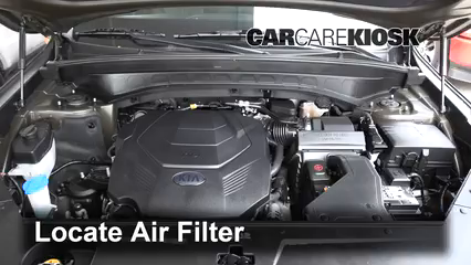 2020 Kia Telluride EX 3.8L V6 Air Filter (Engine) Replace