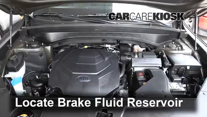 2020 Kia Telluride EX 3.8L V6 Brake Fluid Check Fluid Level