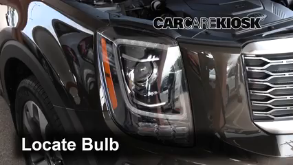 2020 Kia Telluride EX 3.8L V6 Éclairage Feux de route (remplacer l'ampoule)