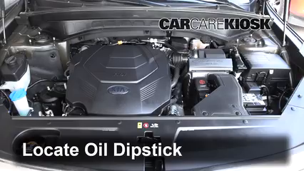 2020 Kia Telluride EX 3.8L V6 Aceite Controlar nivel de aceite