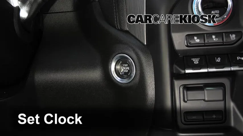 How to Set the Clock / Change Time on a 2021 GMC Sierra 3500 HD Denali ...