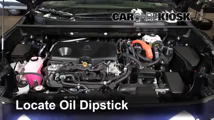 2021 Toyota RAV4 Hybrid XLE 2.5L 4 Cyl. Oil Check Oil Level