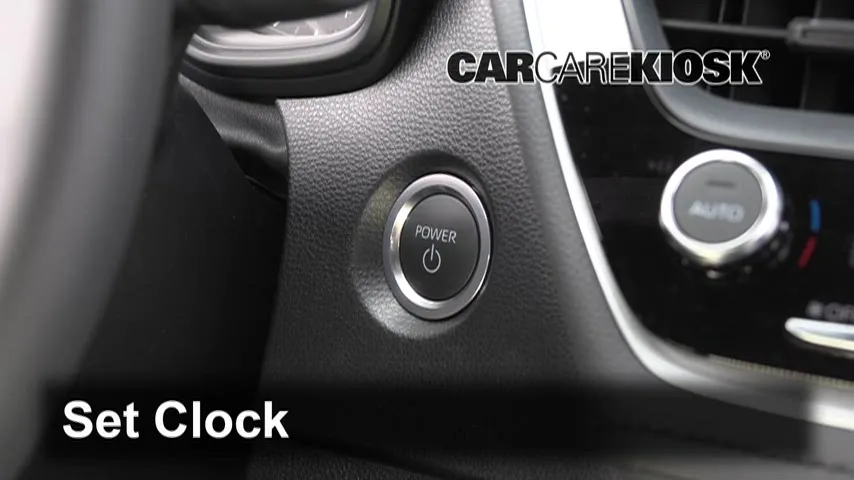 How to Set the Clock / Change Time on a 2023 Toyota Corolla Hybrid LE 1 ...